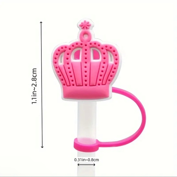 3 Pack Straw Toppers - Picture 2 of 5